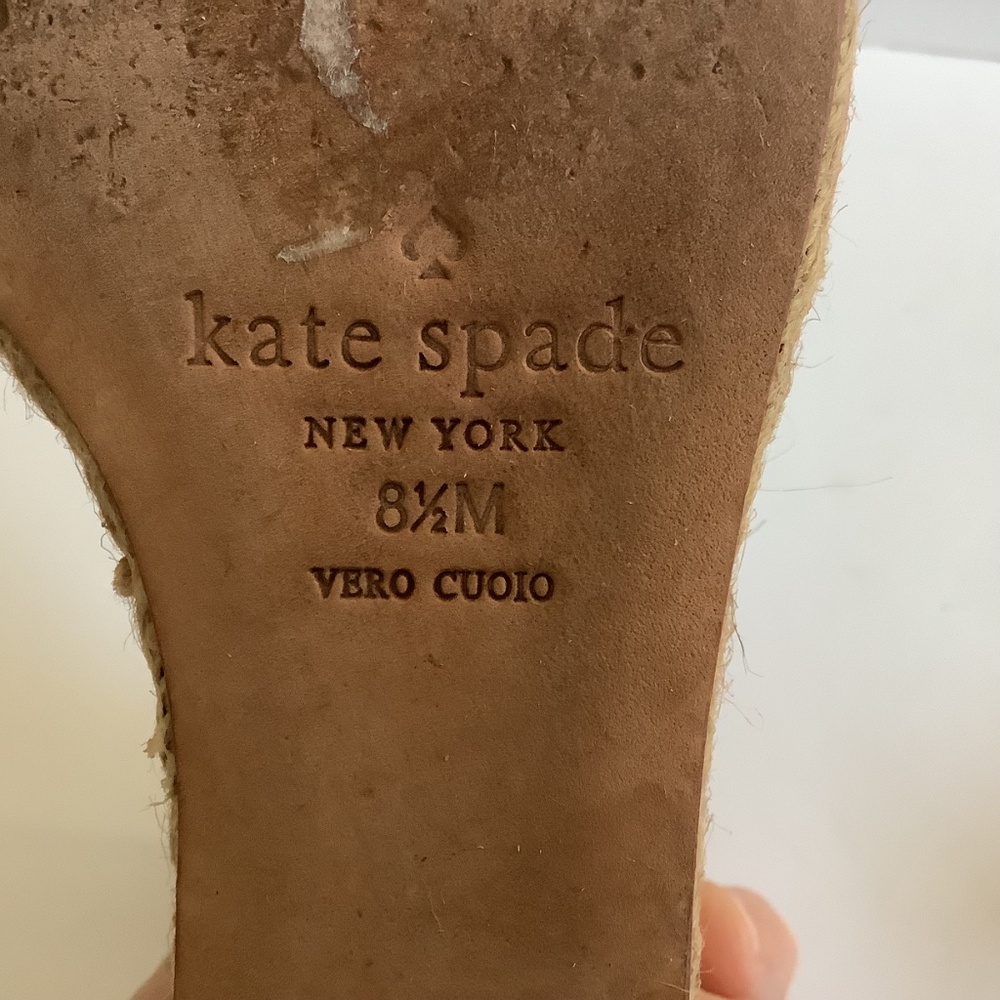 kate spade Hot Pink Espadrille Wedge Sandals - Picture 8 of 10